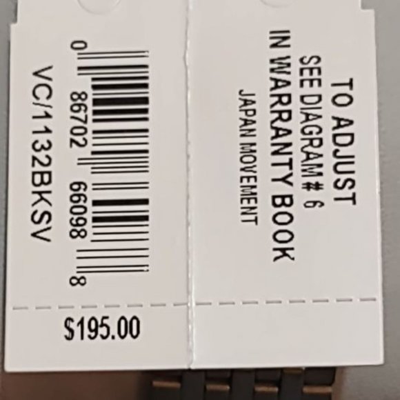 "Vince Camuto" Elegant" Black Dial Men's Watch ⬇️NWT - Picture 7 of 7